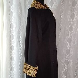 Vintage Log Coat Jacket Dress Size Approximately M L No Label size